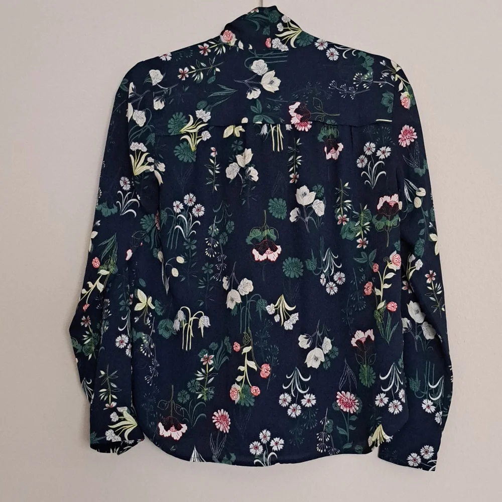 LOFT Petites Floral Career Top size S - Picture 6 of 6